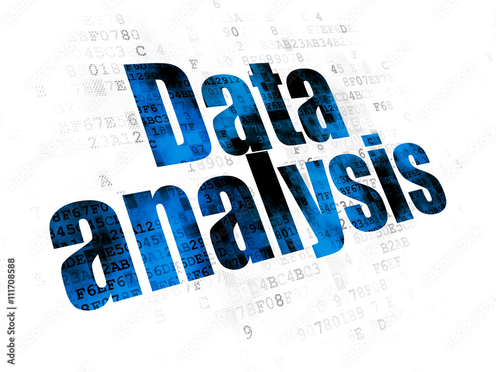 Data concept: Data Analysis on Digital background Data concept: Data Analysis on Digital background