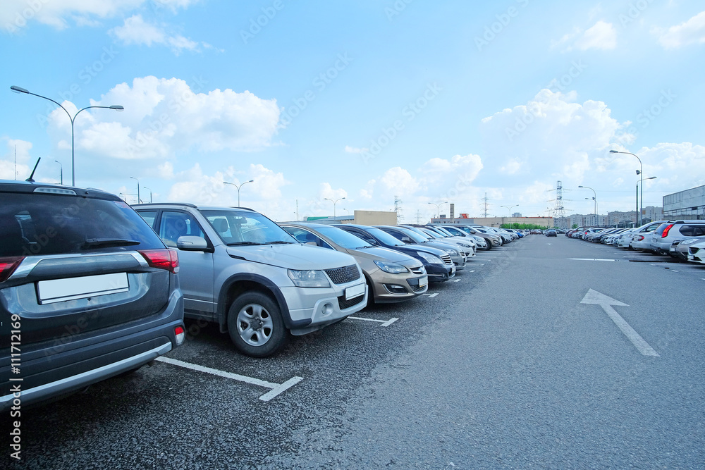 Fototapeta premium car parking