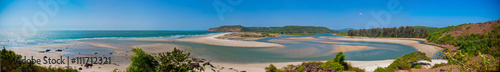 Goa beach panorama