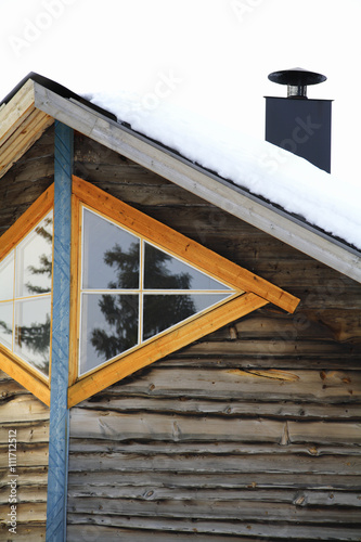 A wooden house, Sweden. photo