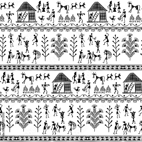 warli tribal art 8