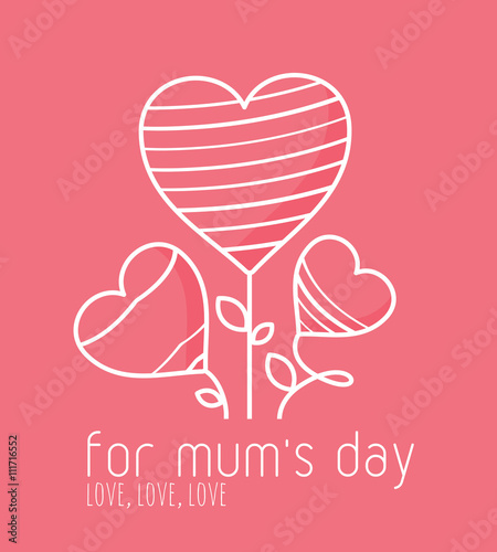 Fête des mères, maman, fêter, sentiments, carte, offrir