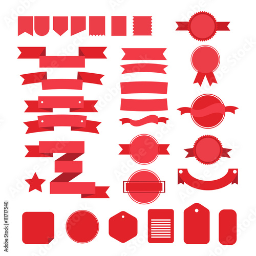 Red ribbons