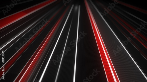White and red traffic light...