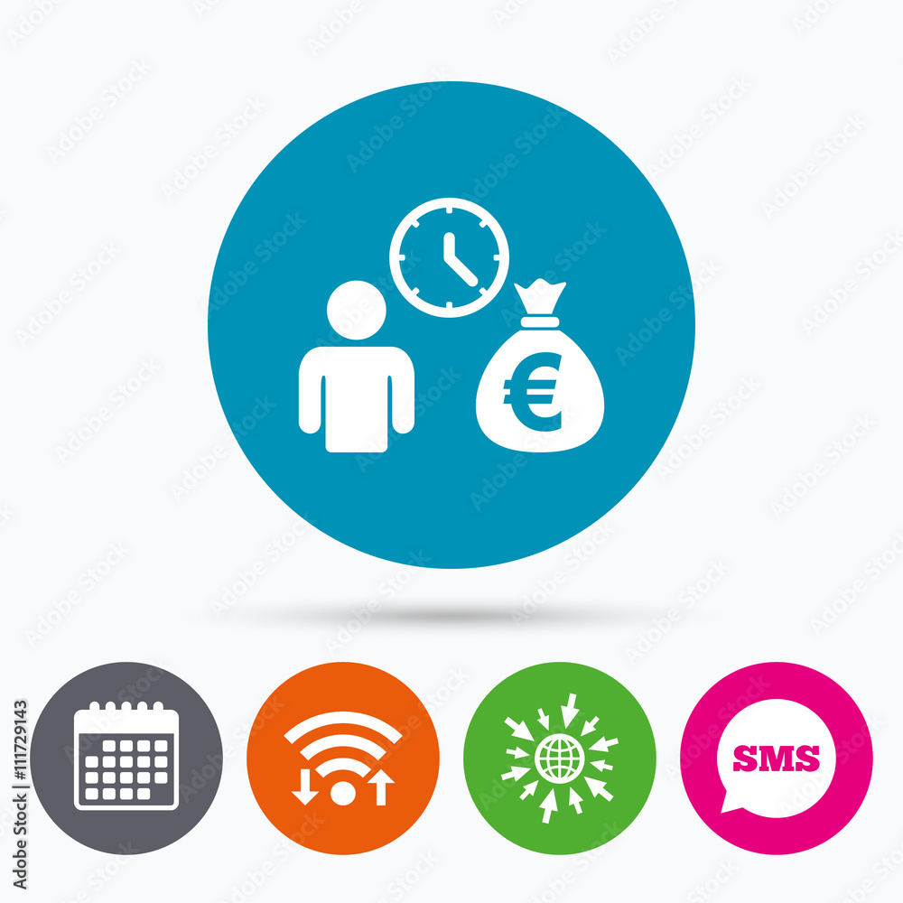 Bank loans sign icon. Get money fast symbol. Bank loans sign icon. Get money fast symbol.