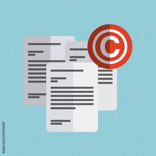 copyright  concept  design 