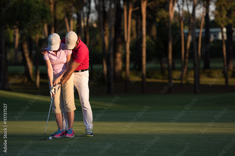 Obraz premium golf instructions