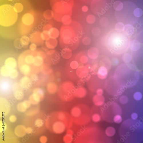 Violet Festive Christmas abstract bokeh background