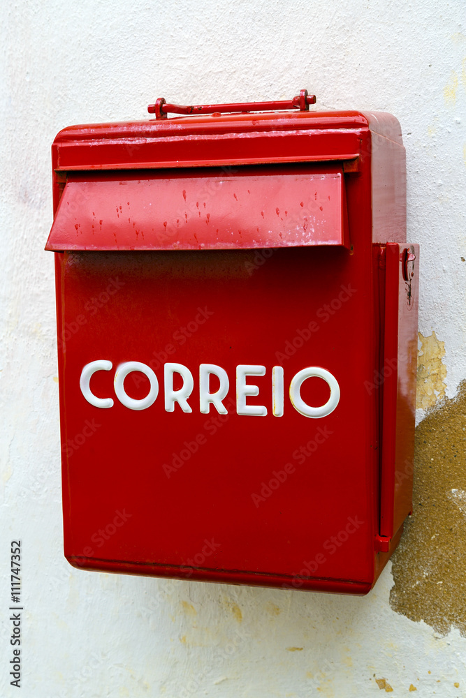 S mailbox Portuguese post in Obidos