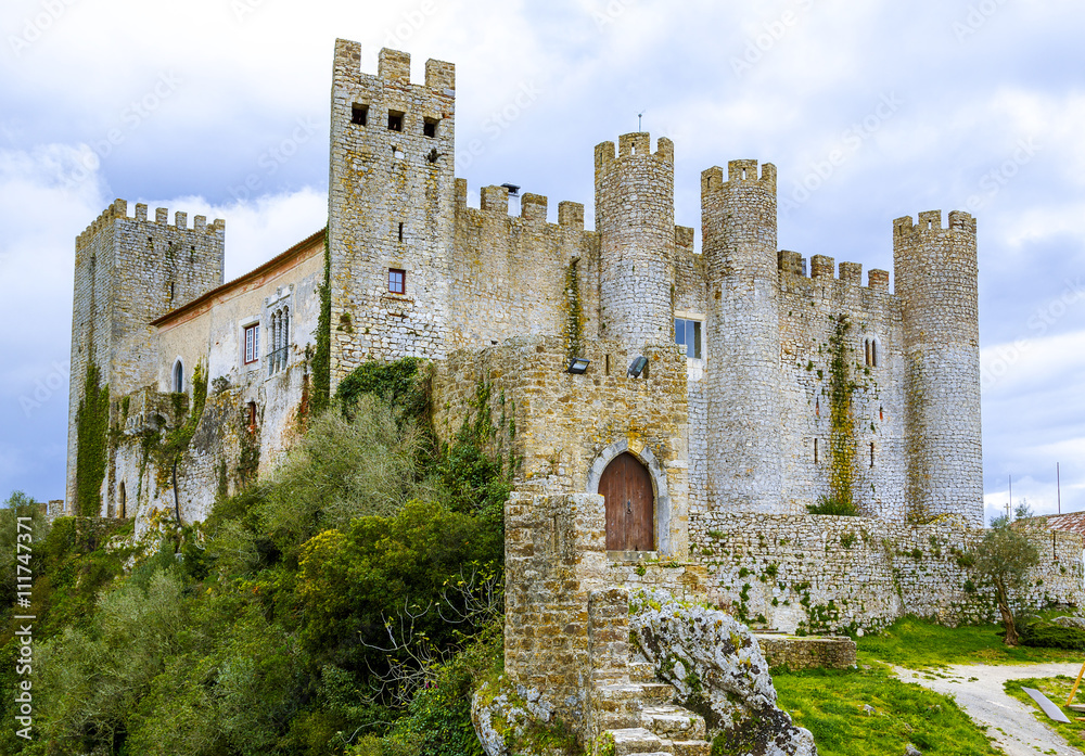 Medieval castle of Obidos Portugal