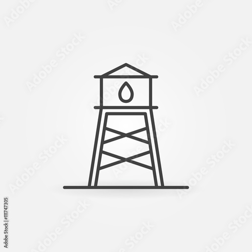 Water tower icon