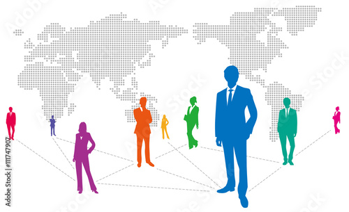 World map Social Networking Service Vector