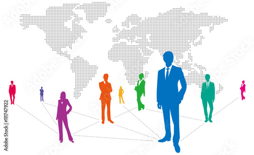 World map Social Networking Service Vector
