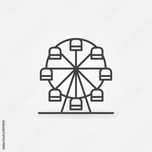 Ferris wheel icon