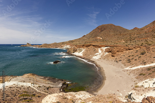Remote beach at Cabo de Gata  Spain