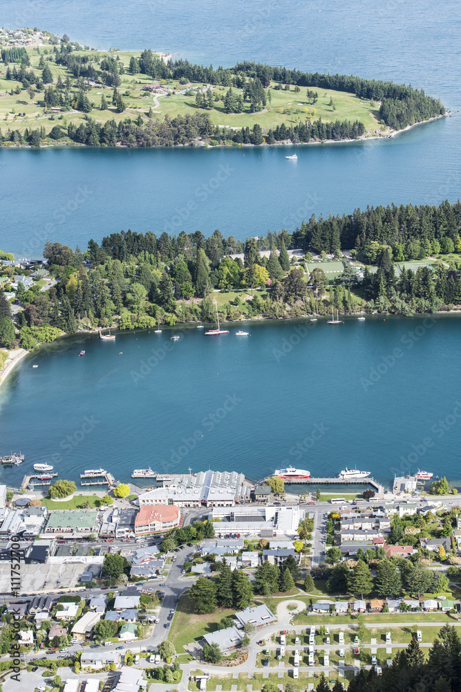 cityscape of Queenstown of New Zealand