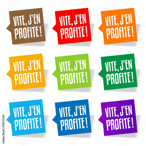 Vite j'en profite ! / Sticker