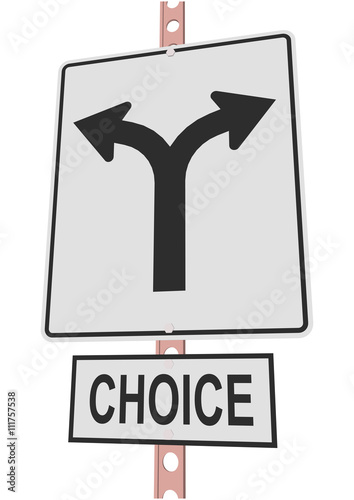 Yellow road sign with discount message and sale alert