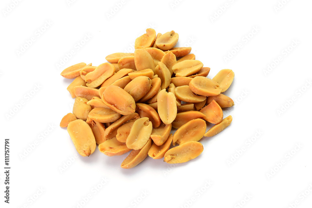 heap of peanuts isolated on white background heap of peanuts isolated on white background