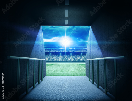 Fototapeta Naklejka Na Ścianę i Meble -  stadium tunnel