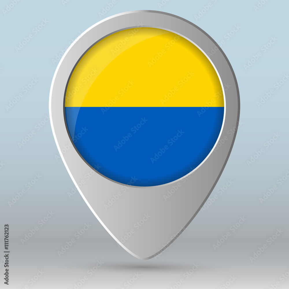 Ukraine flag map pointer vector illustration EPS 10 Ukraine flag map pointer vector illustration EPS 10