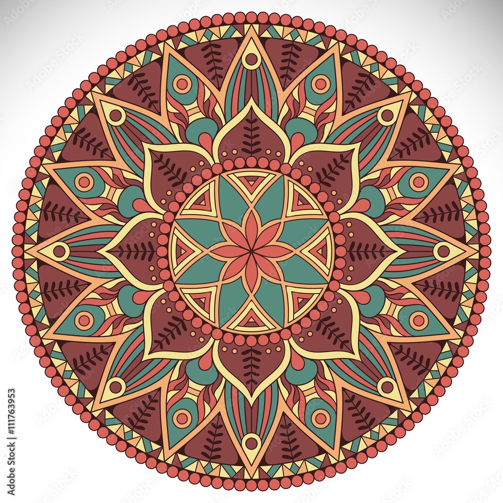 Vector indian Mandala Vector indian Mandala