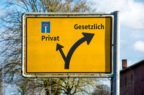 Schild 101 - Gesetzlich