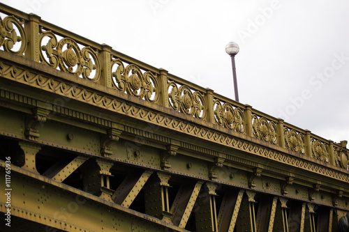 view bridge mirabeau to  paris photo