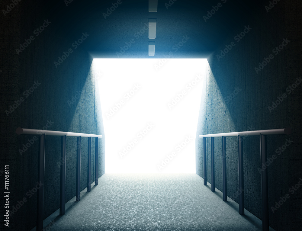 Fototapeta premium Arena tunnel 3d
