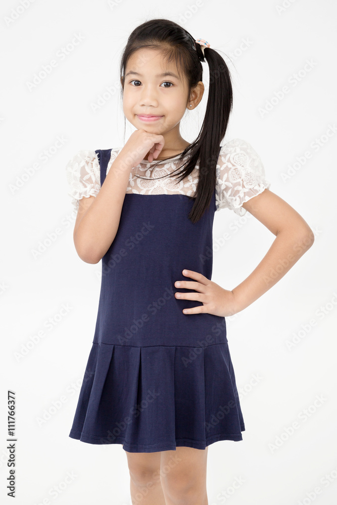Portrait of asian cute girl with smile face Portrait of asian cute girl with smile face