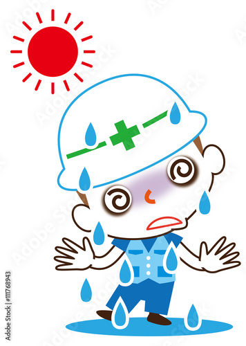 熱中症　作業員