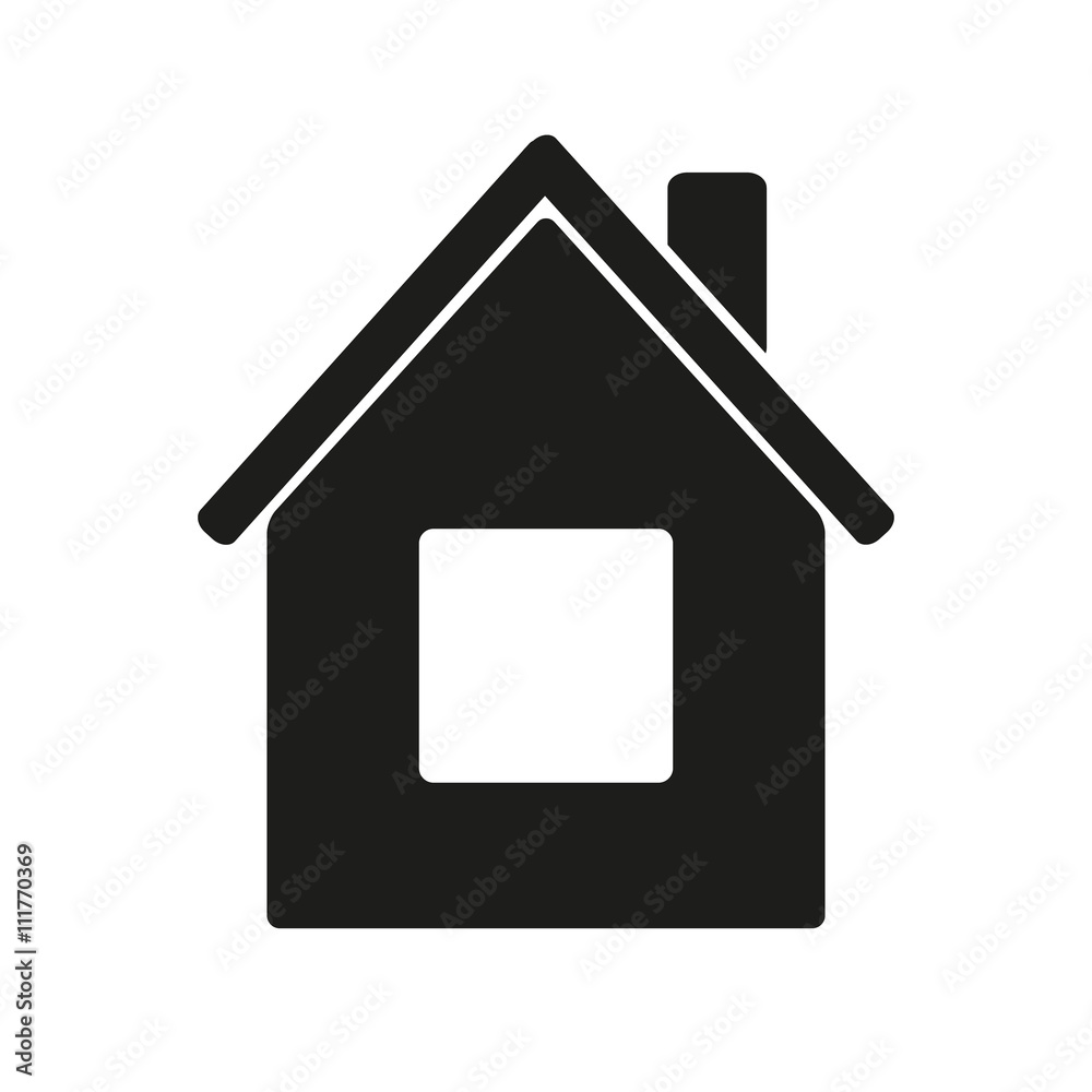 home icon on a white background vector illustration home icon on a white background vector illustration