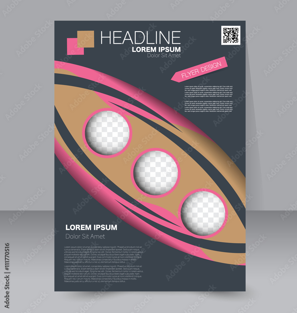 Abstract flyer design background. Brochure template. Abstract flyer design background. Brochure template.