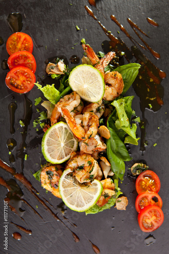 Fototapeta Naklejka Na Ścianę i Meble -  Hot Shrimp Appetizers
