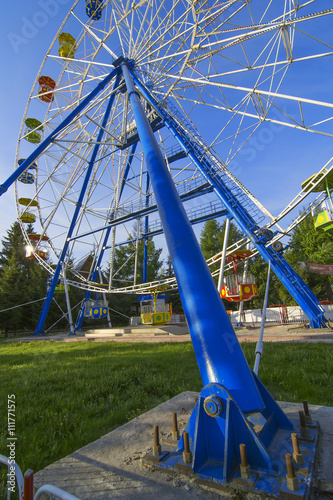 mount of the Ferris wheel in the park