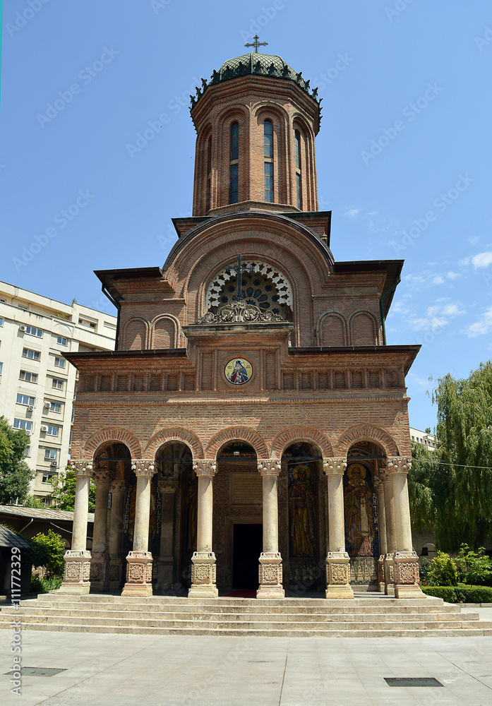 Obraz premium Antim Monastery chapel, Bucharest, Romania