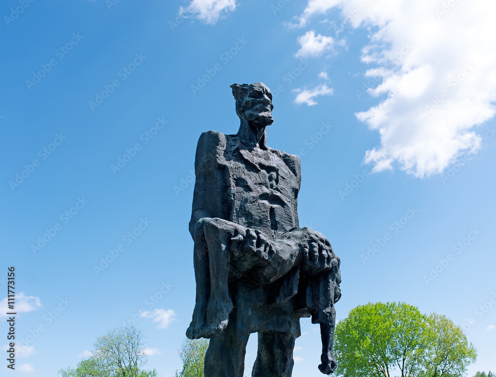 Fototapeta premium Monument to the victims of World War II.