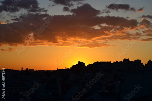 Summer Sunset over the City - Istanbul, Turkey © caz_che