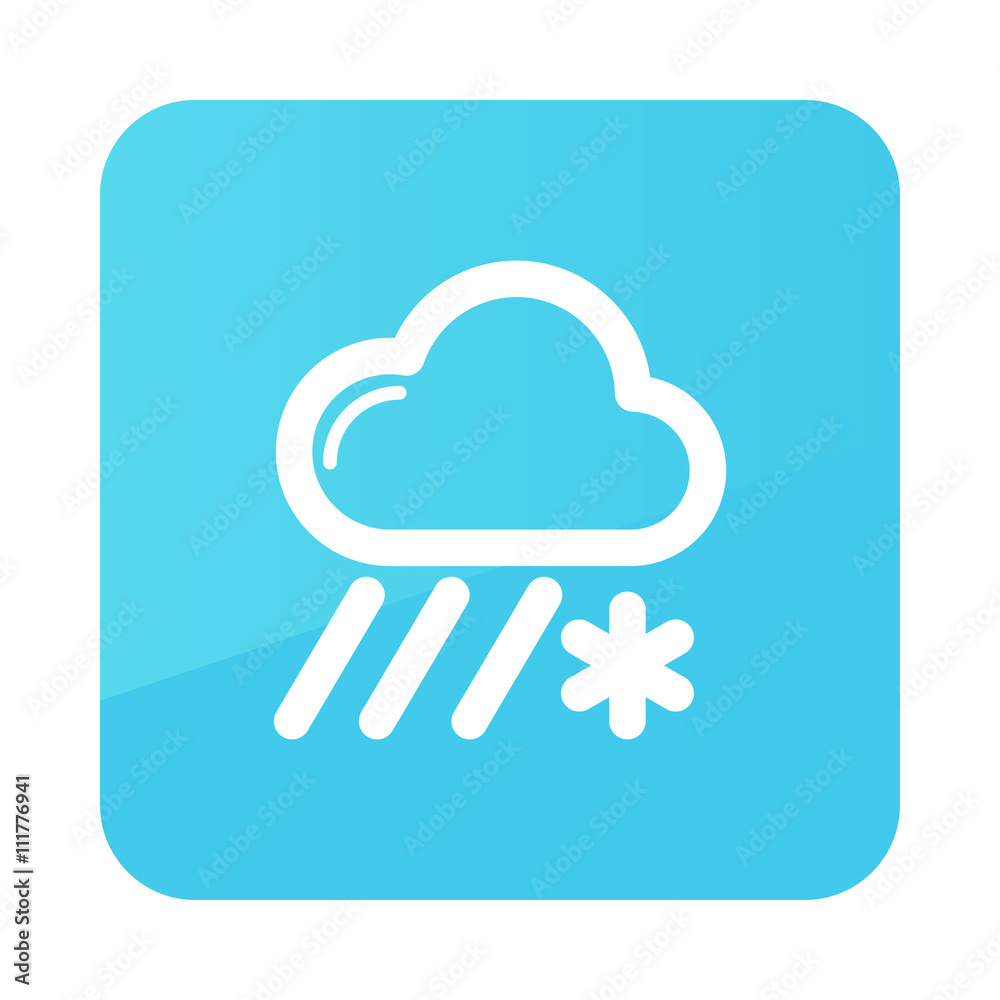 Cloud Snow Rain icon. Meteorology. Weather Cloud Snow Rain icon. Meteorology. Weather