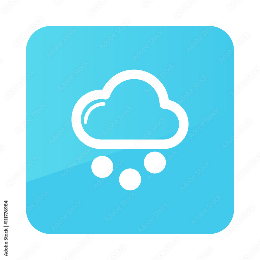Cloud with Snow Grain icon. Meteorology. Weather Cloud with Snow Grain icon. Meteorology. Weather