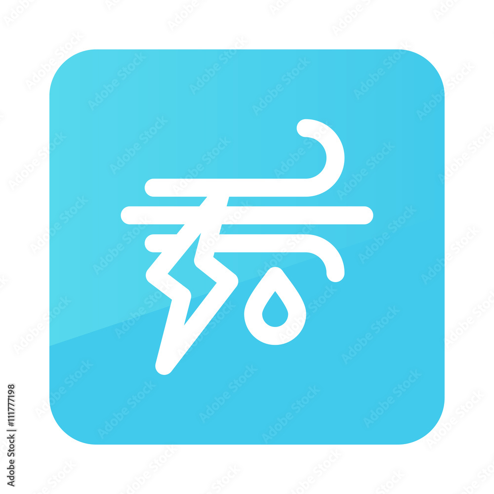 Wind Rain Lightning icon. Meteorology. Weather Wind Rain Lightning icon. Meteorology. Weather