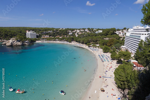 Cala Galdana bay and beach, Menorca, Spain