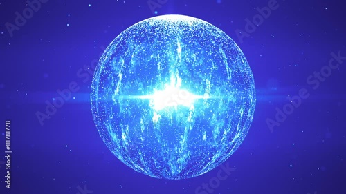 効果背景　エフェクト　キラキラ　球体　