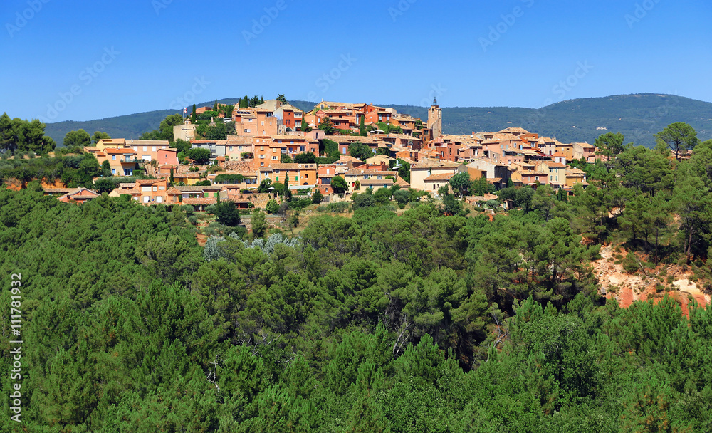 Obraz premium Le village de Roussillon en Provence