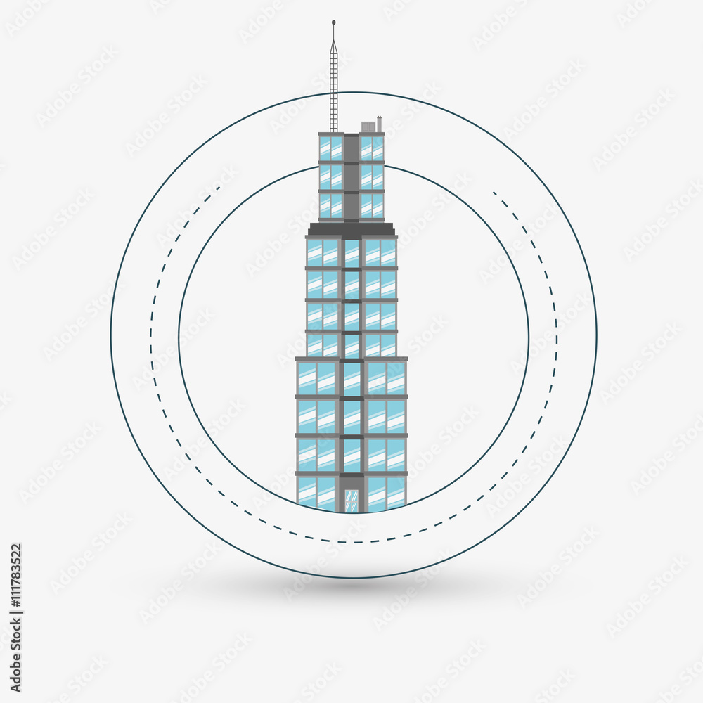 City design. Building icon. Isolated illustration, editable vector City design. Building icon. Isolated illustration, editable vector