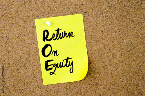 Business Acronym ROE Return On Equity