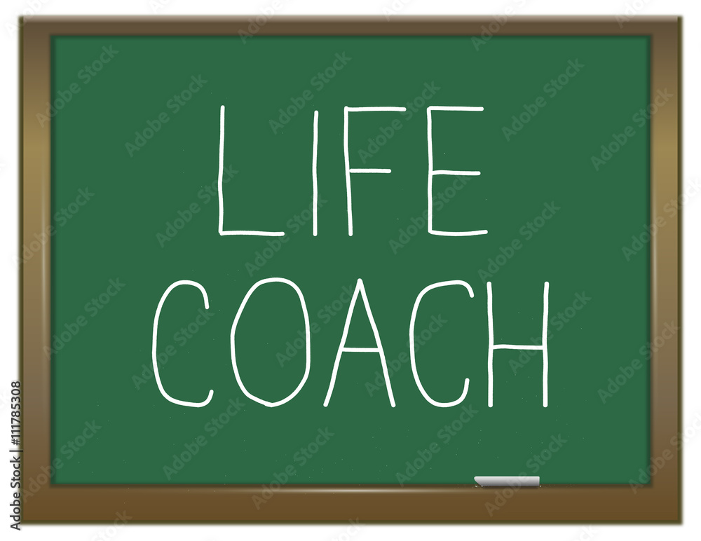 Life coach concept. Life coach concept.