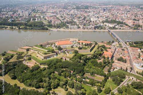 Panoramic view of Novi Sad,...