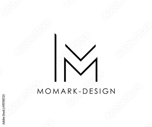 M logo