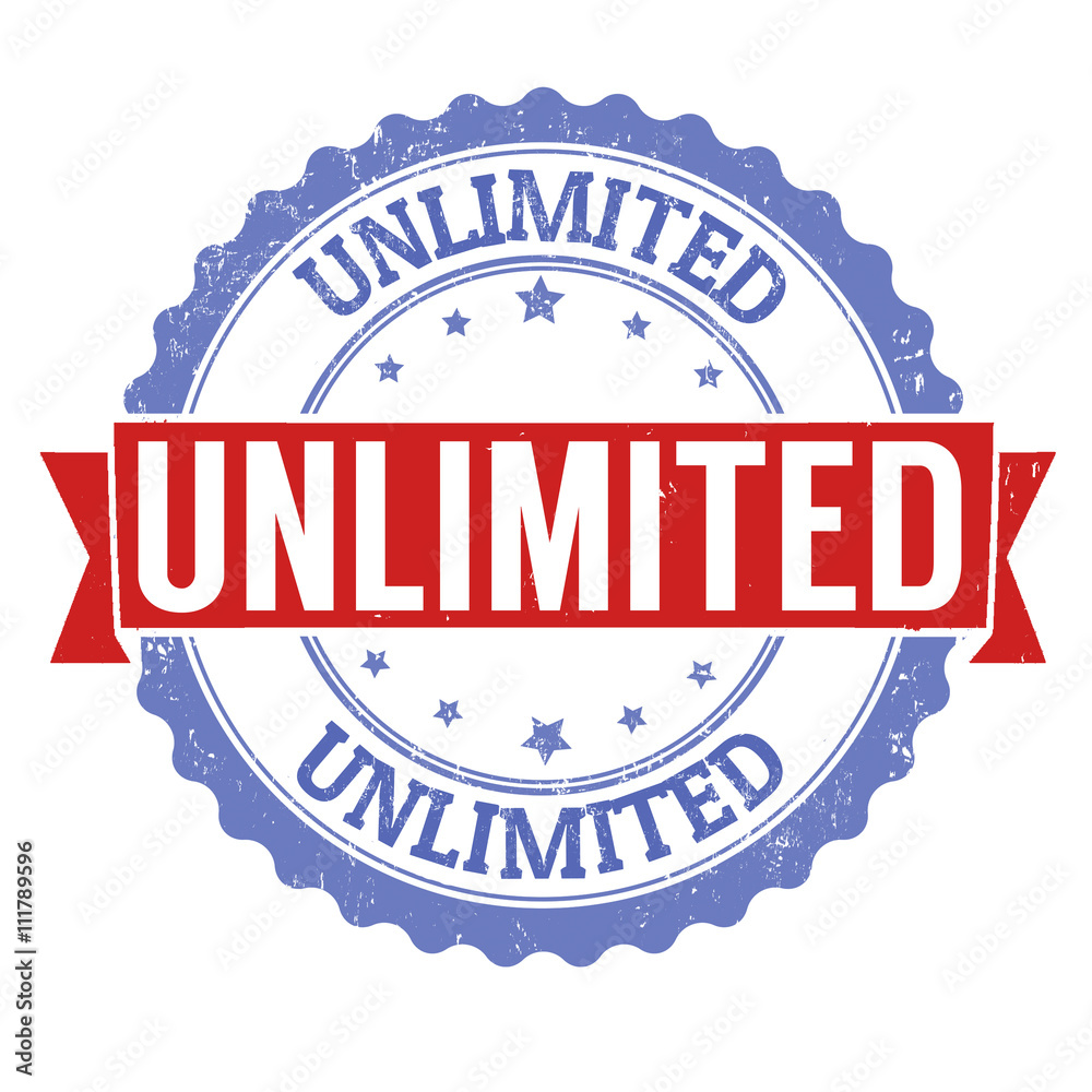 Unlimited sign or stamp Stock Vector Adobe Stock Unlimited sign or stamp Stock Vector Adobe Stock